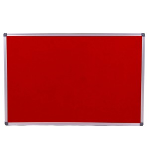 Tablica TEKSTYLNA w ramie aluminiowej typ BASIC 60x90 czerwona