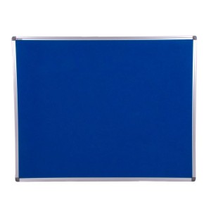 Tablica TEKSTYLNA w ramie aluminiowej typ BASIC 120x150 niebieska