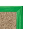 Tablica korkowa w ramie DREWNIANEJ KOLOROWEJ 60x90 zielona