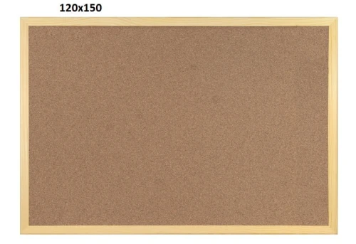 Tablica korkowa w ramie DREWNIANEJ 120x150