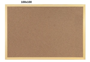 Tablica korkowa w ramie DREWNIANEJ 100x100