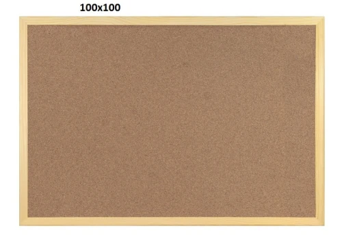 Tablica korkowa w ramie DREWNIANEJ 100x100
