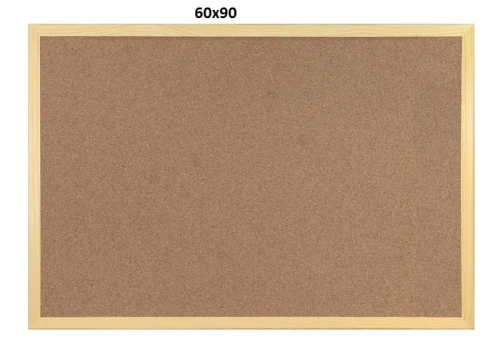 Tablica korkowa w ramie DREWNIANEJ 60x90