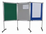 Ścianka moderacyjna trzy elementowa tekstylna 90/120/3