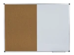 Tablica duo magnetyczno-korkowa rama alu. BASIC 90x120