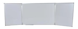 Tablica Tryptyk magnetyczno - suchościeralna biała 100x170x340