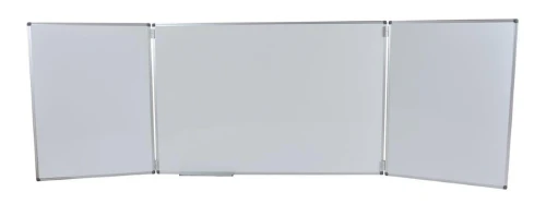 Tablica Tryptyk magnetyczno - suchościeralna biała 90x120x240