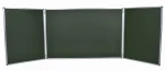 Tablica Tryptyk zielona magnetyczno - kredowa 100x200x400