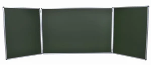 Tablica Tryptyk zielona magnetyczno - kredowa 100x200x400