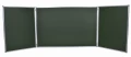 Tablica Tryptyk zielona magnetyczno - kredowa 100x200x400