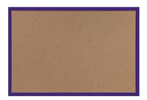 Tablica korkowa w ramie DREWNIANEJ KOLOROWEJ 60x90 granatowa