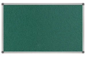 Tablica TEKSTYLNA w ramie aluminiowej typ BASIC 100x120 zielona