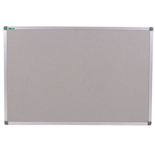 Tablica TEKSTYLNA w ramie aluminiowej typ BASIC 100x180 szara