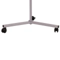 Flipchart magnetyczny suchościeralny jezdny 3 kółka z ramionami 70x100