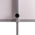 Flipchart magnetyczny suchościeralny jezdny 5 kółek z ramionami 70x100