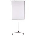 Flipchart magnetyczny suchościeralny jezdny 3 kółka 70x100