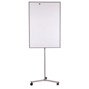 Flipchart magnetyczny suchościeralny jezdny 3 kółka 70x100