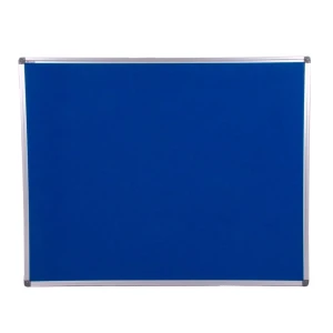 Tablica TEKSTYLNA w ramie aluminiowej typ BASIC 100x170 niebieska