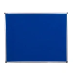 Tablica TEKSTYLNA w ramie aluminiowej typ BASIC 100x150 niebieska