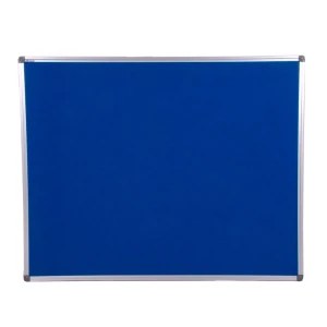 Tablica TEKSTYLNA w ramie aluminiowej typ BASIC 90x120 niebieska